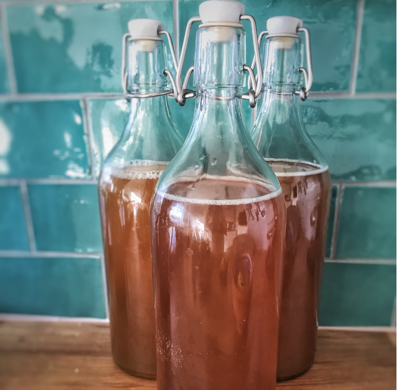 How to brew Kombucha using black tea