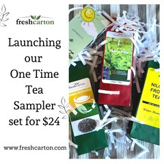 One time tea sampler set